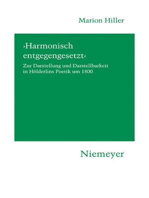 cover image of 'Harmonisch entgegengesetzt'